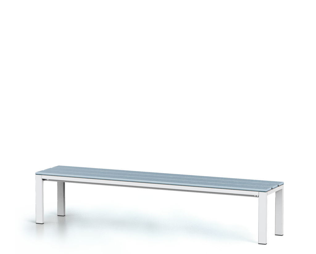 Benches with PVC sticks -  basic version 420 x 2000 x 400